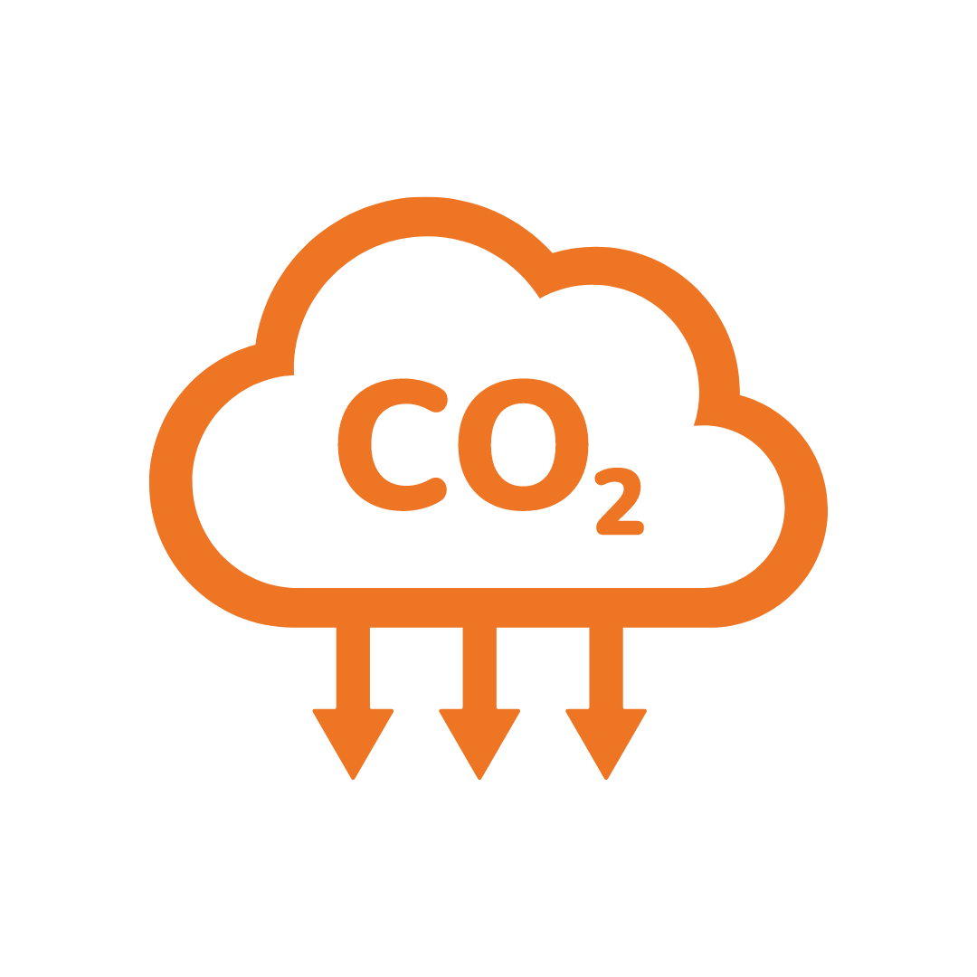 CO2 Carbon Reduction icon