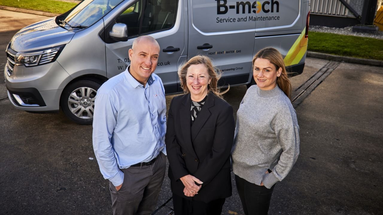 l-r: Rob Ditchfield, B-engineering Group, Carol Bolland, FW Capital and Vicki Ditchfield B-engineering Group. (Photo credit: FW Capital)