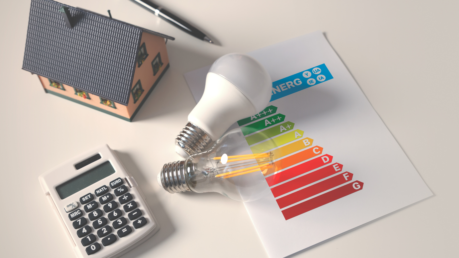 Home energy efficiency: EPC rating, calculator, and LED bulbs