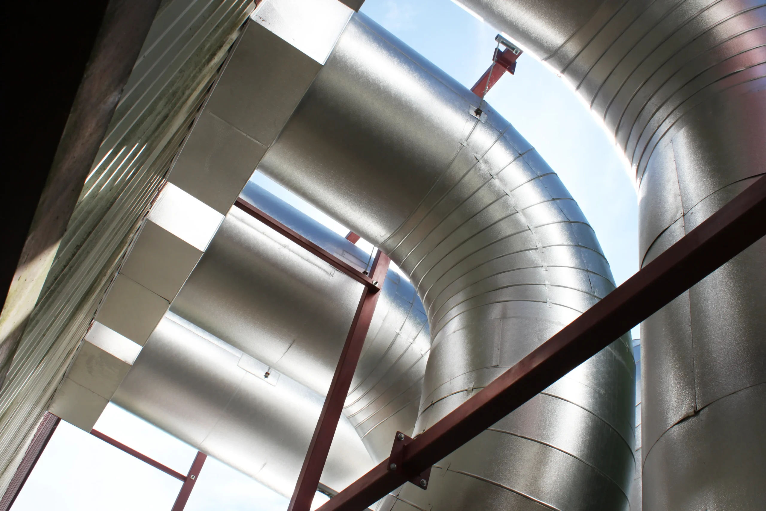 B-engineering Fabricated pipe for a cooling system at a sports complex