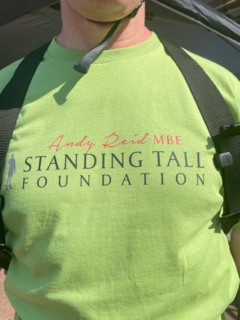 Lime green Standing Tall Foundation shirt